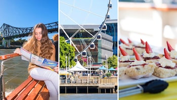 Brisbane River Cruise, Wheel of Brisbane & Lunch Combo Tour