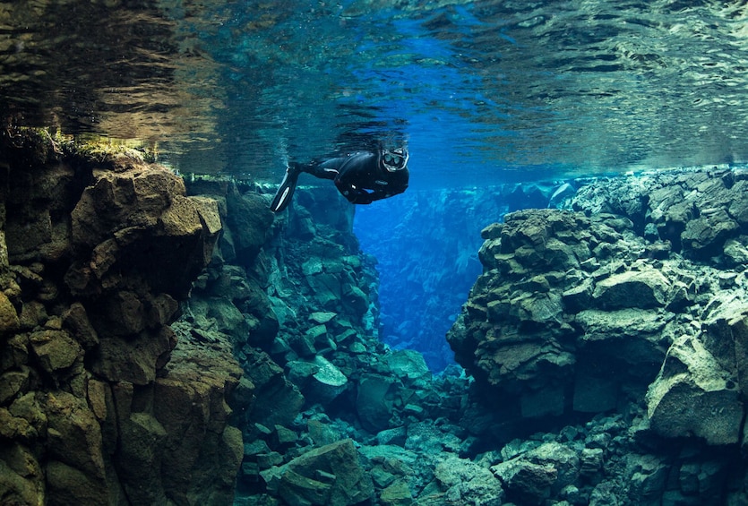 Into The Blue: Snorkeling Between North American & Eurasian Continents