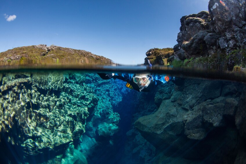 Into The Blue: Snorkeling Between North American & Eurasian Continents