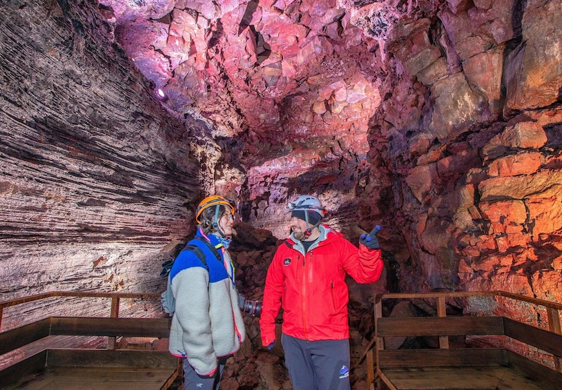 Small Group Lava Caving & Golden Circle Tour