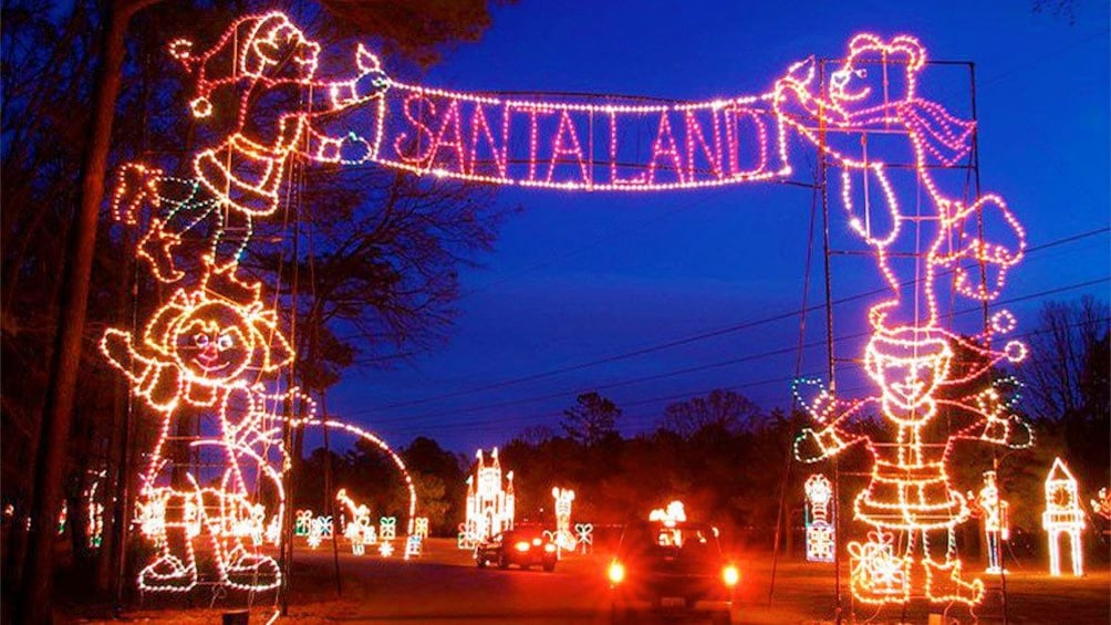 Santa land lights in 	
Arkansas North