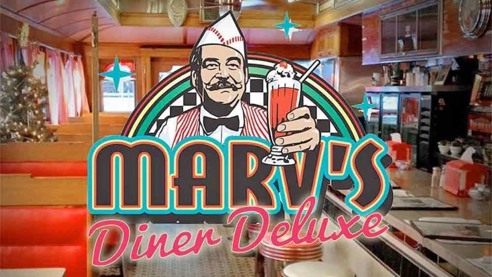Show item 1 of 4. Marv's Diner Delux escape room in banff