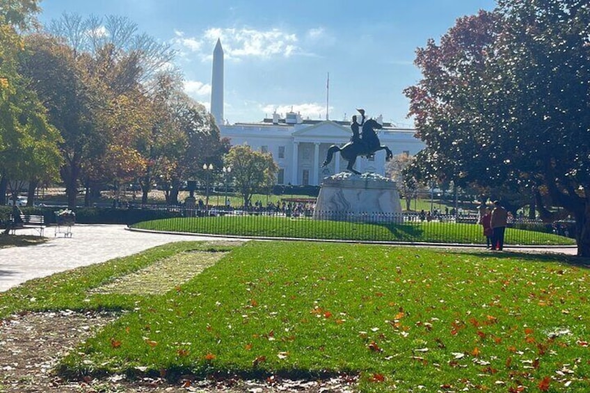 Lafayette park.. White House
