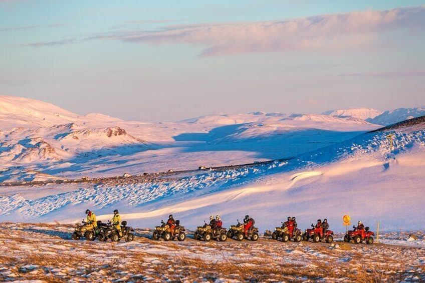 2-Hour ATV Riding Trip with Pickup from Reykjavik (sharing 2 persons on one ATV)