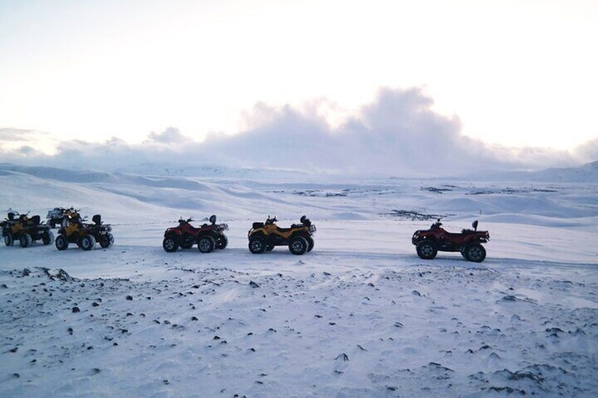 2-Hour ATV Riding Trip with Pickup from Reykjavik (sharing 2 persons on one ATV)