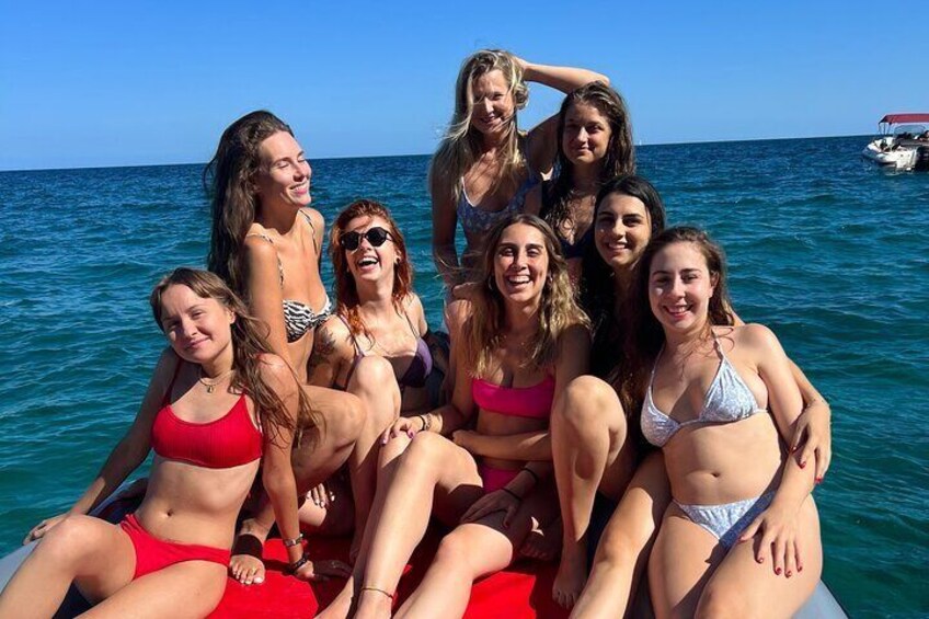 Girls having fun