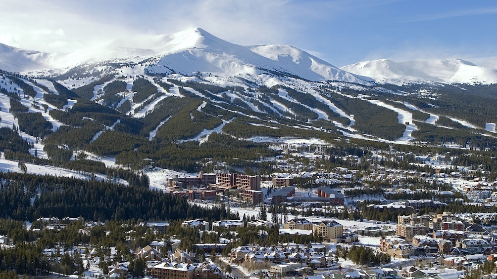 Vail, Colorado aerial view