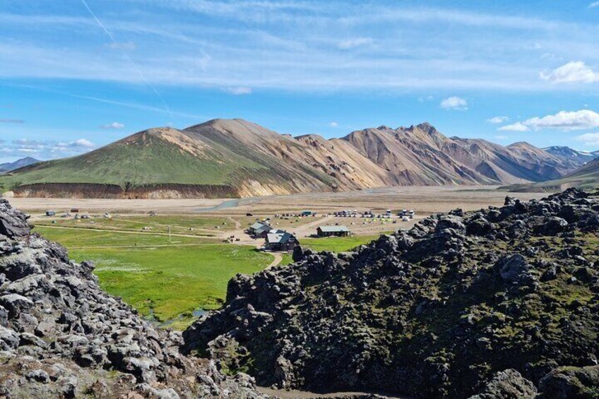 Private Day Trip in Landmannalaugar South Region area on a 4x4 truck
