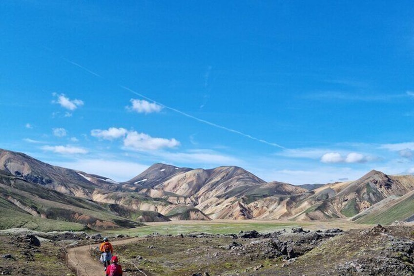 Private Day Trip in Landmannalaugar South Region area on a 4x4 truck