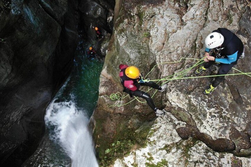 Canyoning of the Furon Canyon