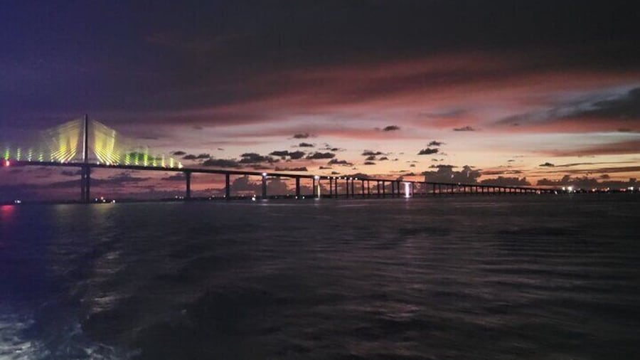 Sunshine Skyway at Night