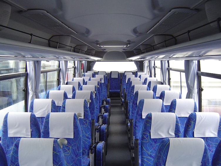Bus transfer from Lake Kawaguchi to Tokyo