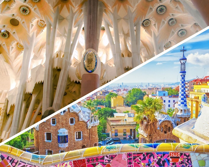 Fast Track: Park Güell & Sagrada Familia Tour with Towers