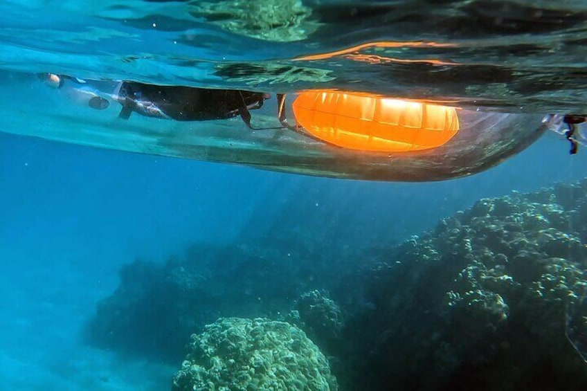 Clear Kayak Tour with Pontoons and Optional Snorkeling-Unlimited
