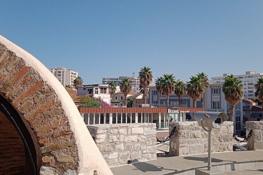 Point of view up to the Tower 