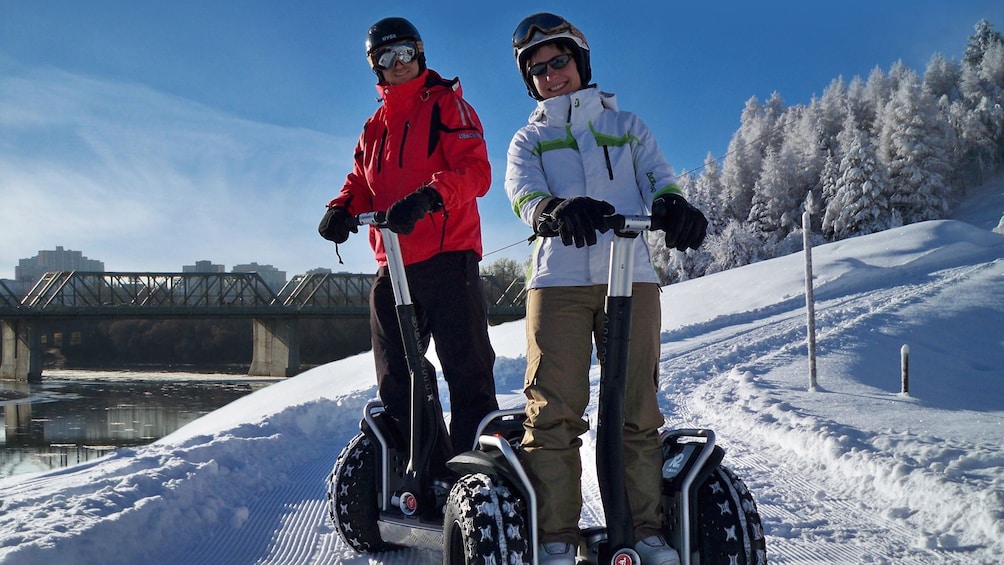 Show item 1 of 5. Segway tour in the snow