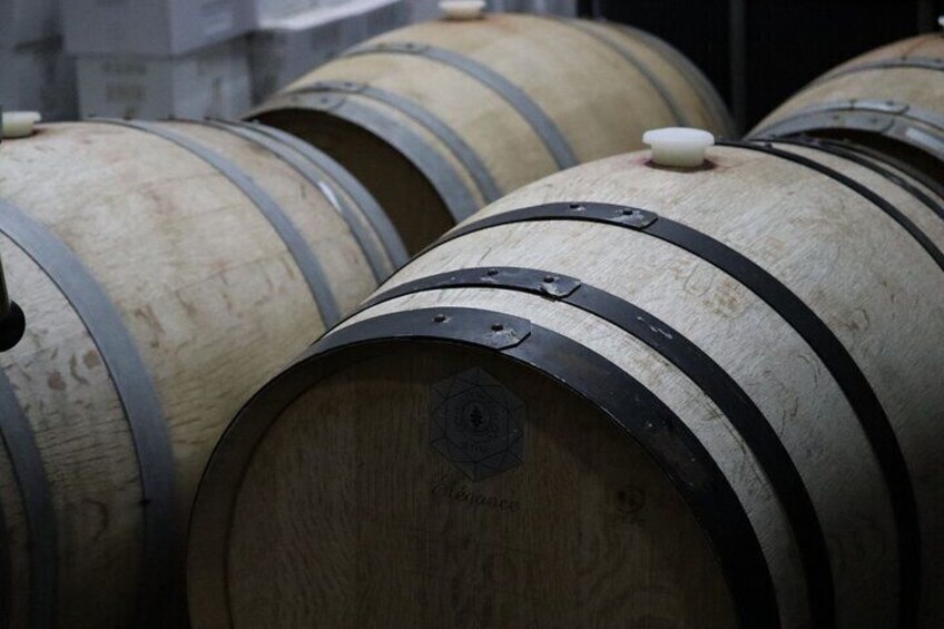 View our barrel room