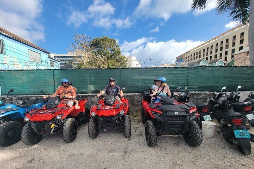 ATV Half Day City Tour in Nassau: Guided Tour With Free Samples