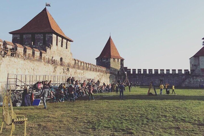 Medieval festival of the historical battle in Bender Fortress