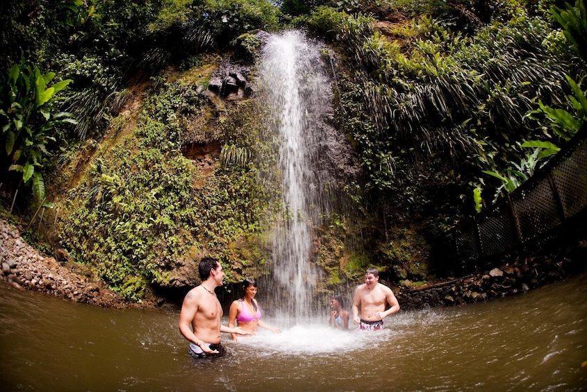 Private Best-of-St. Lucia Sulphur Spring and Waterfall Experience