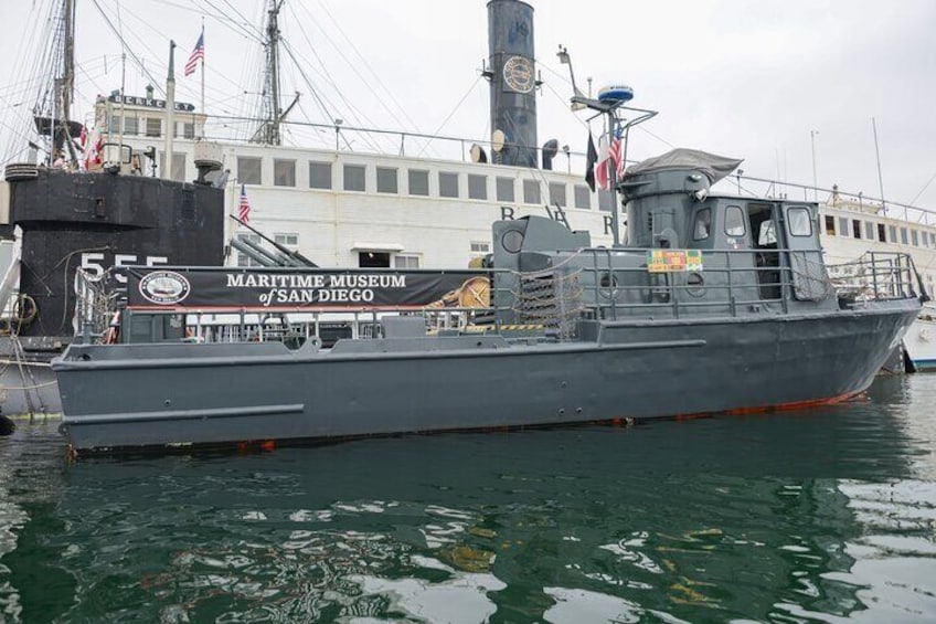 Vietnam-era PCF 816 Swift Boat restored and country's only operating Swift boat. Take a Naval History Bay tour on board PCF 816 during your weekend visit to the Maritime Museum of San Diego.