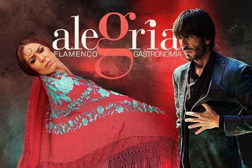 Authentic flamenco show. Alegria and gastronomy Malaga