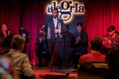 Authentische Flamenco-Show. Freude und Gastronomie Malaga