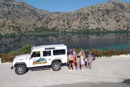 Off-Road: Lake Kournas, Waterfalls, Gorges & Palm Beach Forest