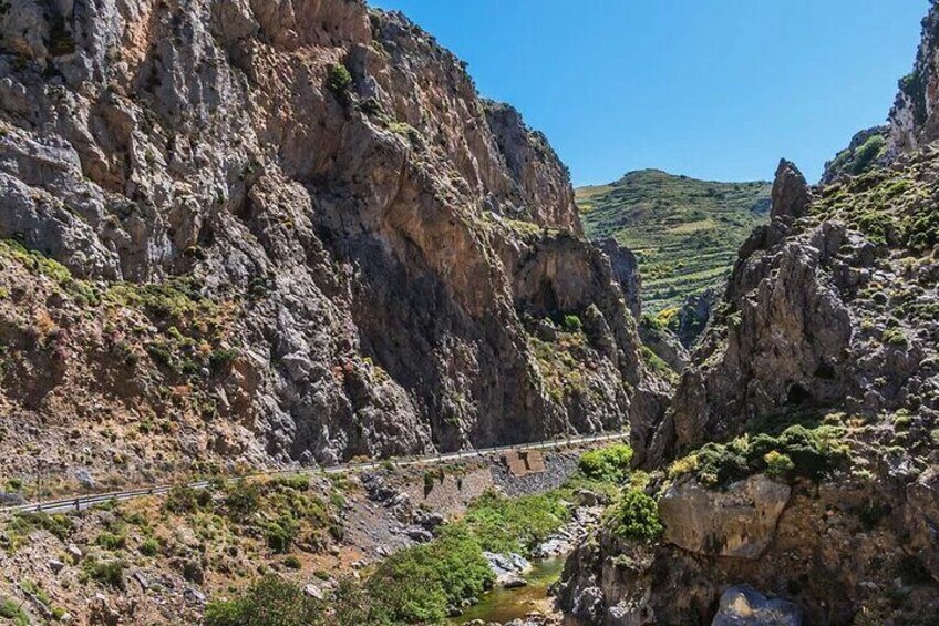 Off-Road: Lake Kournas, Waterfalls, Gorges & Palm Beach Forest 