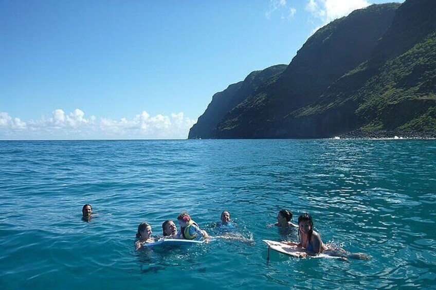 Kauai's Ultimate Na Pali Coast Zodiac Boat Snorkeling & Sea Cave Eco Tour