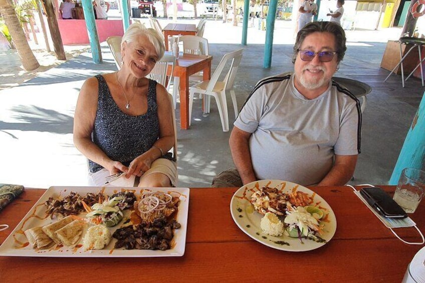 Delicious lunch at Punta Morena