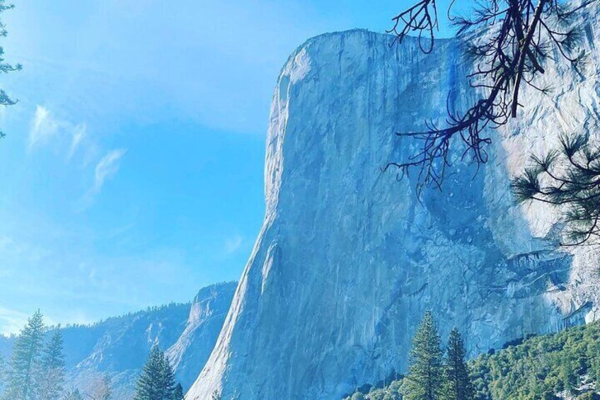 View of El Capitain from Valley Loop Trail