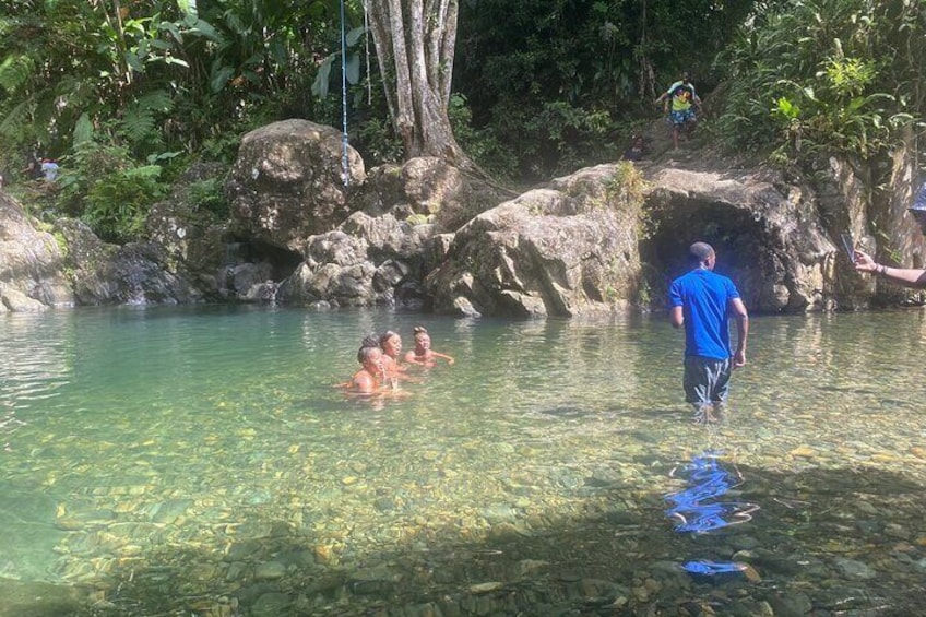 Fun Natural Waterslides Experience in El Yunque 