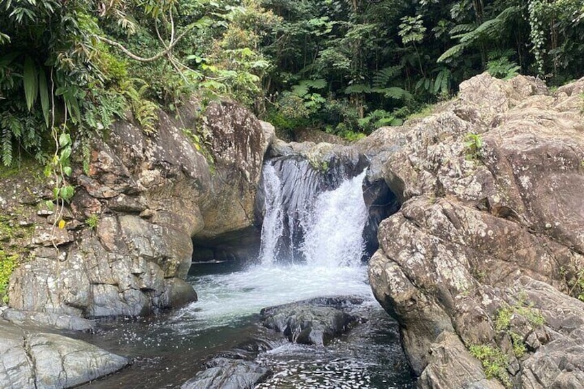 Fun Natural Waterslides Experience in El Yunque 