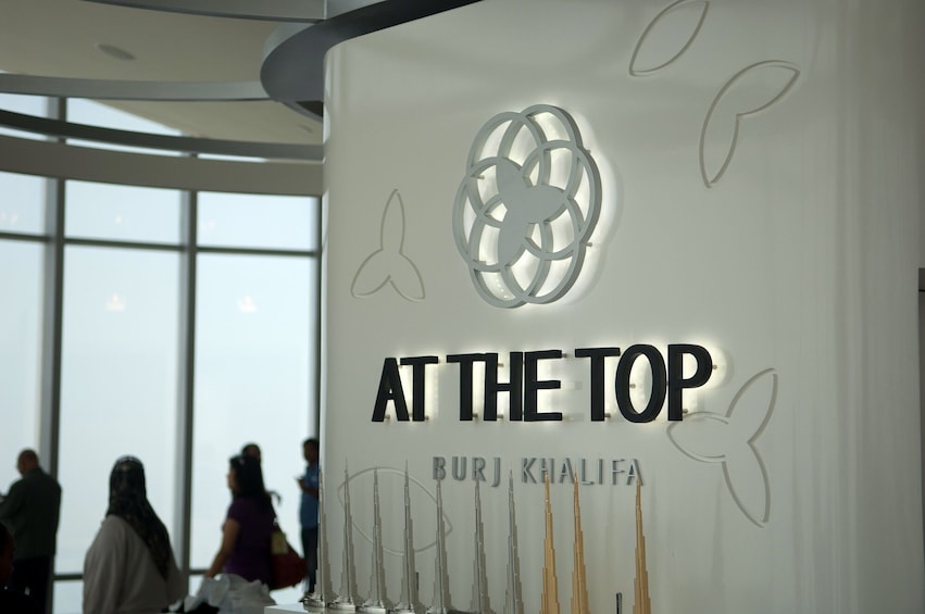 At the TOP Burj Khalifa with Aquarium and Burj Al Arab Coffee