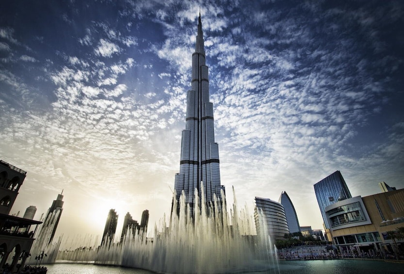 At the TOP Burj Khalifa with Aquarium and Burj Al Arab Coffee