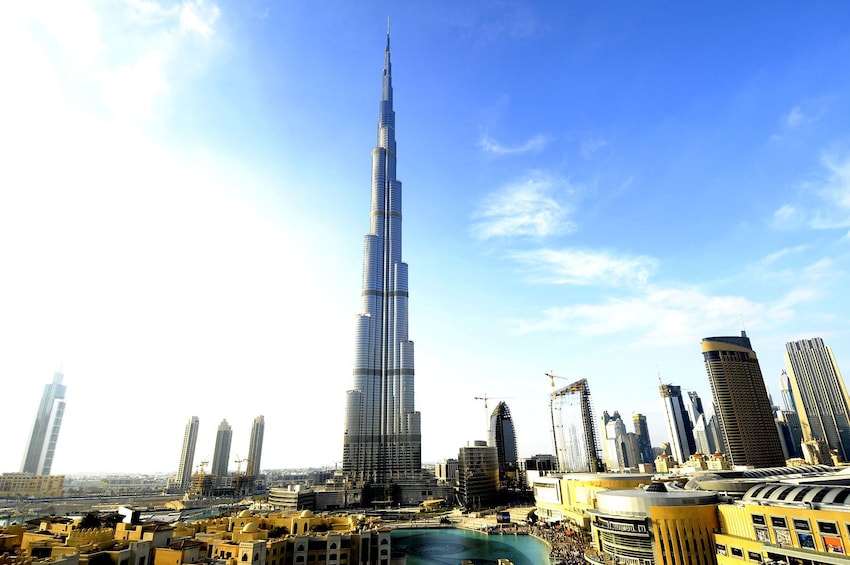 Burj Khalifa At the TOP with Gold Coffee at Burj Al Arab