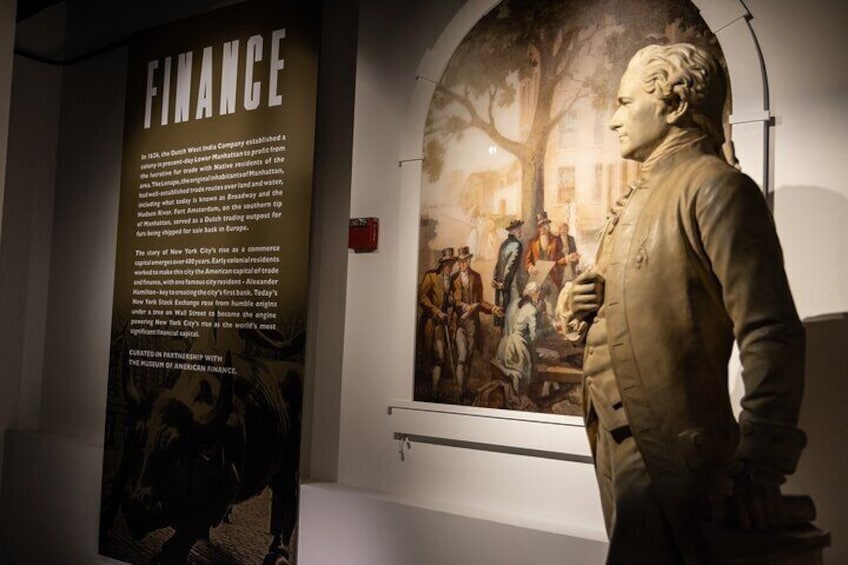 Hanging with Hamilton in our Finance gallery.