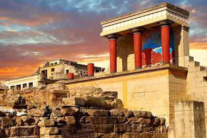 ทัวร์พร้อมไกด์พระราชวัง Knossos - ทัวร์เมือง Heraklion + ตลาด