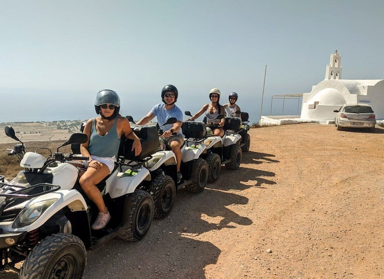 Picture 10 for Activity Santorini: ATV Quad Bike Tour with Seafood Lunch