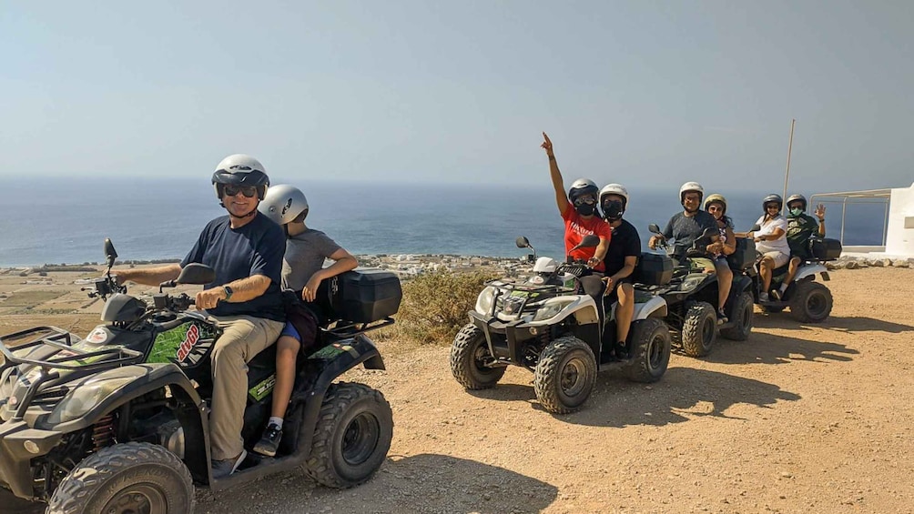 Picture 9 for Activity Santorini: ATV Quad Bike Tour with Seafood Lunch
