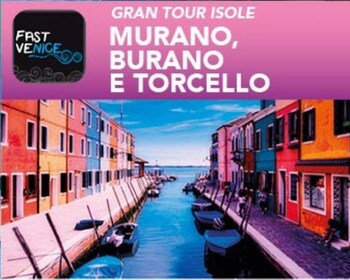 From Punta Sabbioni: Murano, Burano & Torcello Boat Ticket