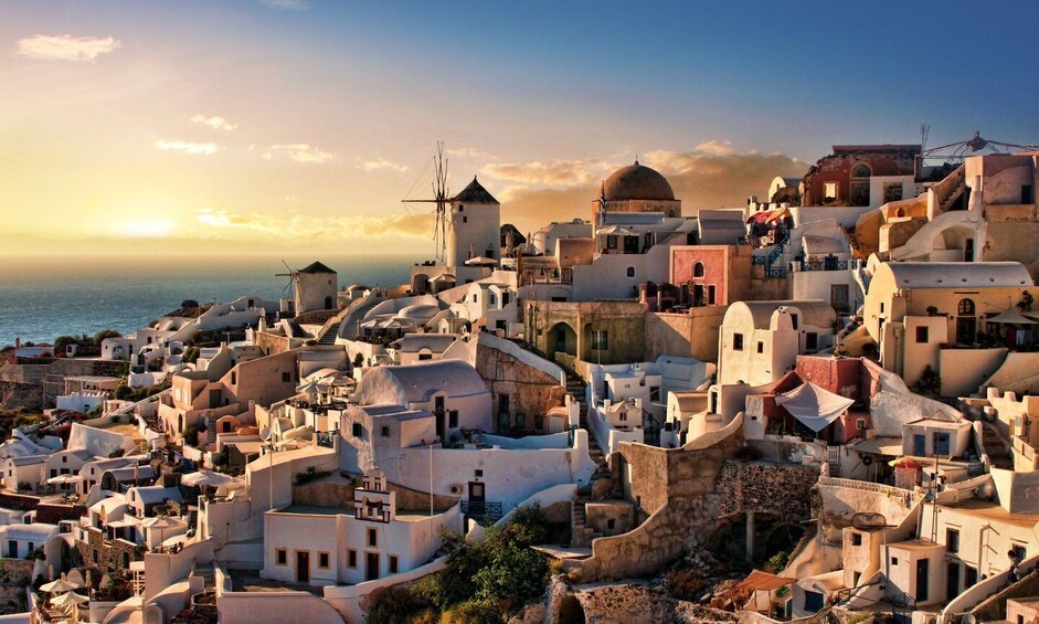 Picture 10 for Activity Santorini: Sunset Walking Tour with Local Food and Drinks