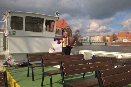 Wrocław: Rondleiding door de oude stad en boottocht op de rivier met muziek