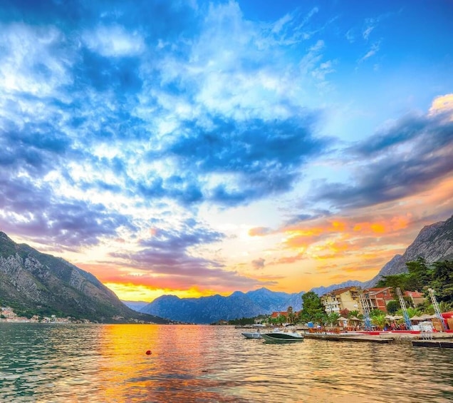 Picture 3 for Activity Kotor: Scenic Boat Trip with Church, Blue Cave, & Beach Stop