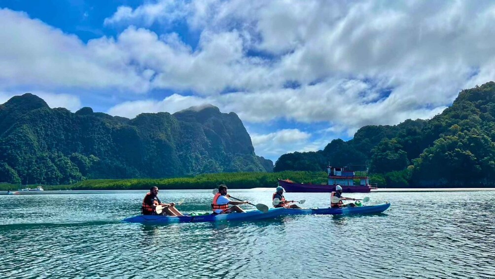 Picture 1 for Activity Krabi: Kayaking Sunset At Ao Thalane Tour with BBQ Dinner