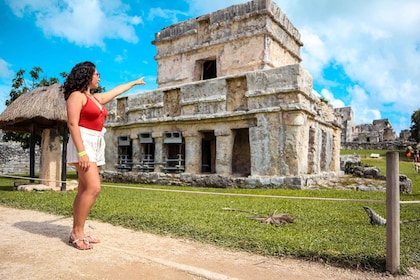 Van Cozumel: Express Tour naar de Maya ruïnes van Tulum