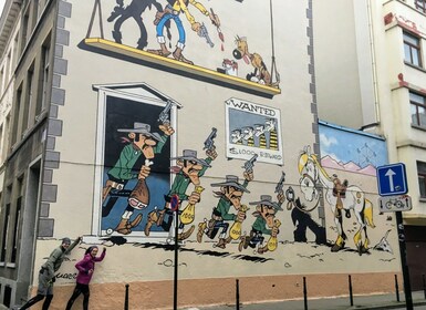 Bruxelles : Visite guidée privée de la bande dessinée et de l'art de la rue