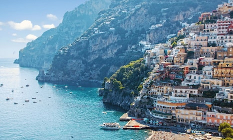 Castellammare or Sorrento: Positano and Amalfi Mini Cruise