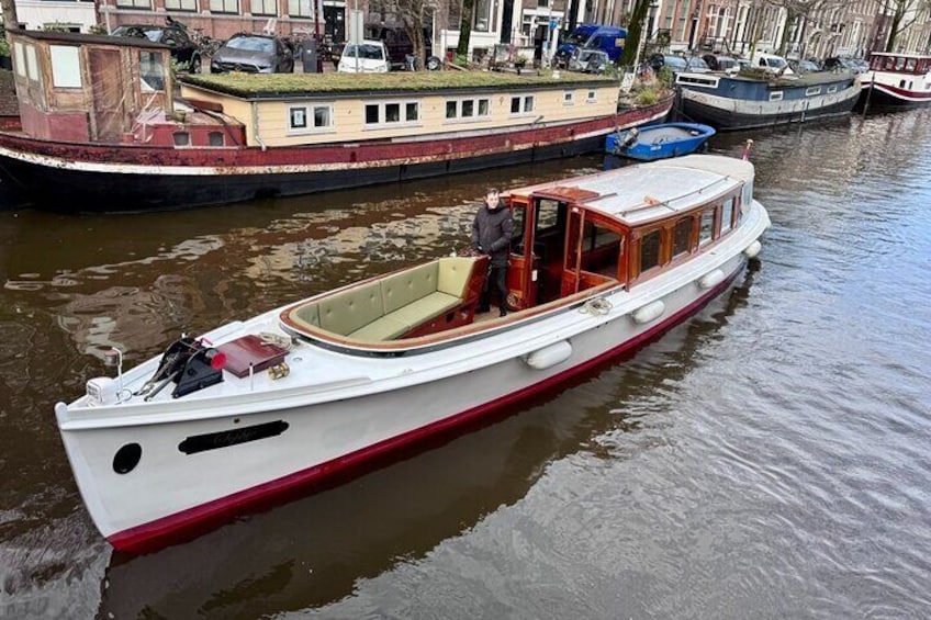 Historic boat "Sophie" comes from 1911, and fully electrified in 2024